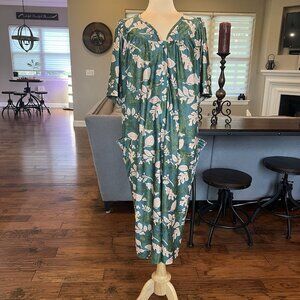 Easy Essentials Snap Front Robe Plus Size 4X Duster House Dress Lounge Pockets